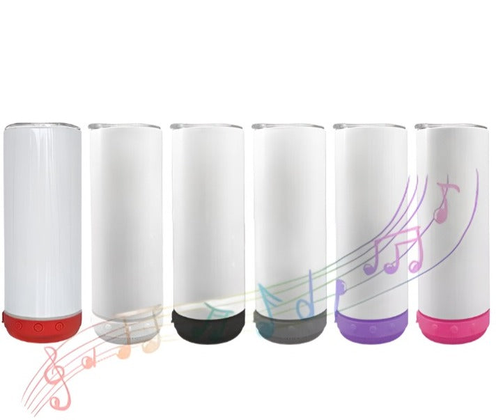 Bluetooth Speaker 4-in-1 Can Cooler Glossy Sublimation Tumbler