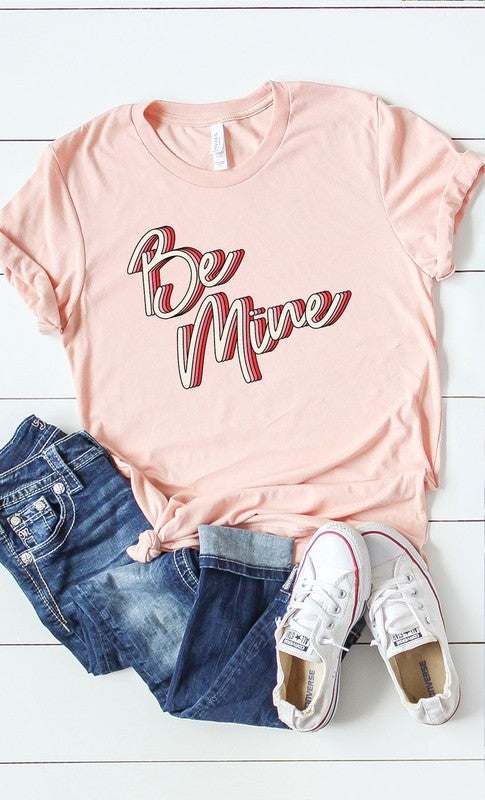 Retro Be Mine Graphic Tee T-Shirt PLUS