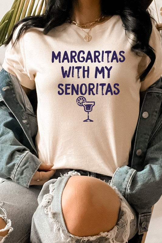 Margaritas With My Senoritas Party Graphic Tee