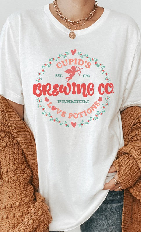 Rose Vine Cupids Brewing Co Graphic Tee