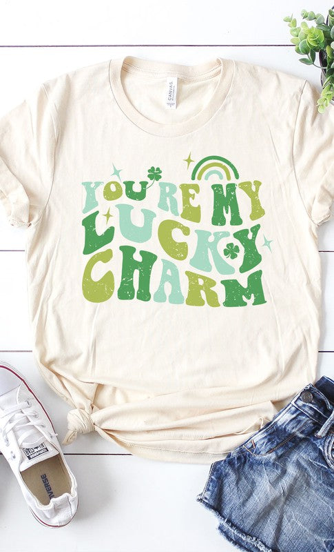 Vintage Youre My Lucky Charm Graphic Tee PLUS