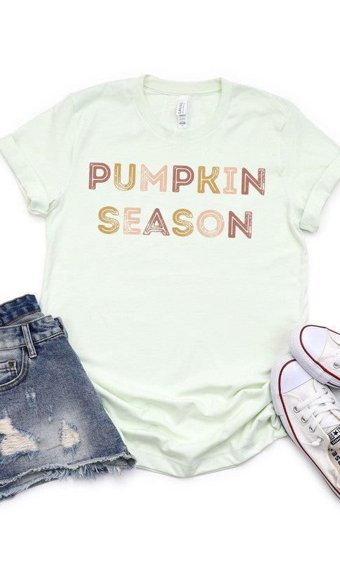 Retro Pumpkin Season PLUS Graphic Tee T-Shirt