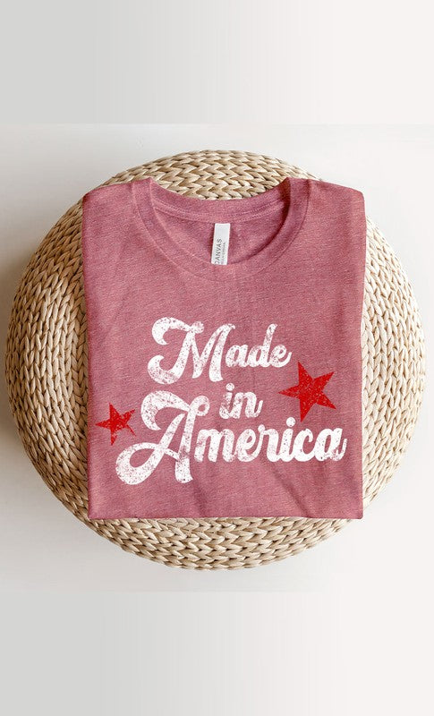 Vintage Made in America Graphic Tee T-Shirt PLUS