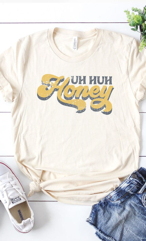 Vintage Uh Huh Honey Graphic Tee T-Shirt