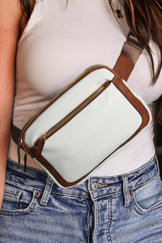 Women Mini PU Leather Crossbody Bag