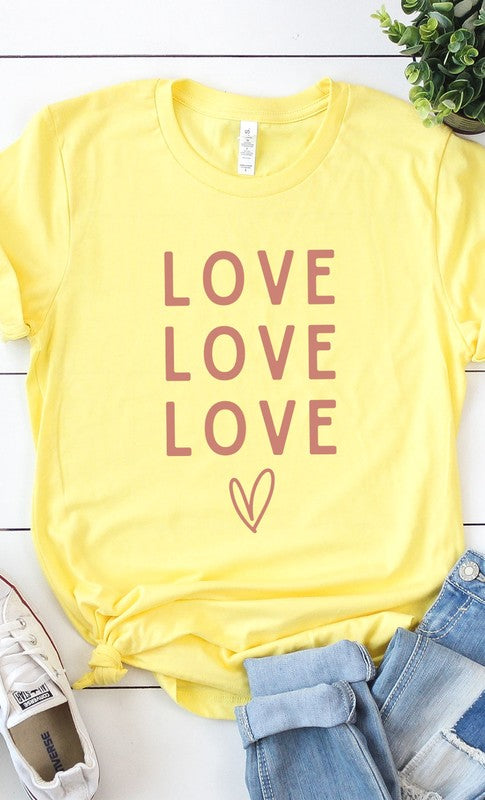 Love Repeat Graphic Tee T-Shirt PLUS