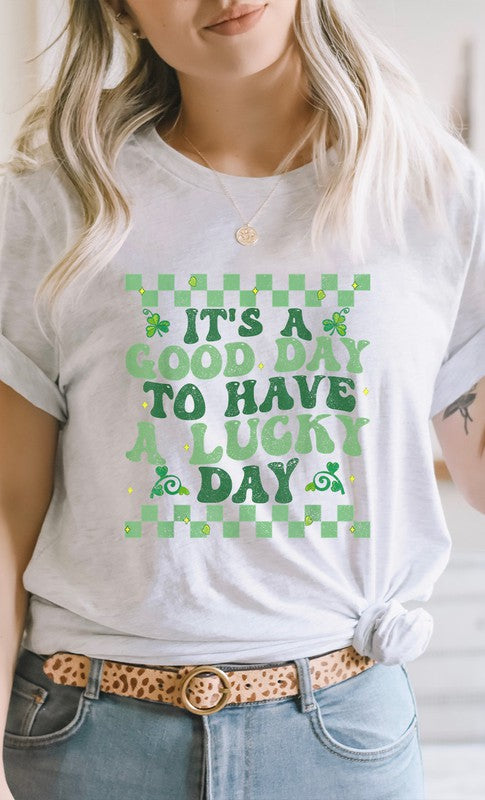 A Good Day Have Lucky Day PLUS SIZE Graphic Tee T-Shirt