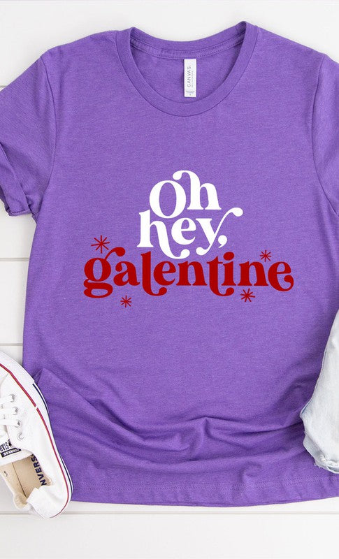 Oh Hey Galentine Graphic Tee T-Shirt PLUS