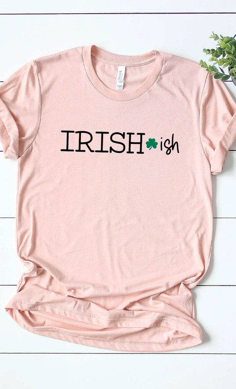 Irish-ish Type Font Graphic Tee T-Shirt PLUS