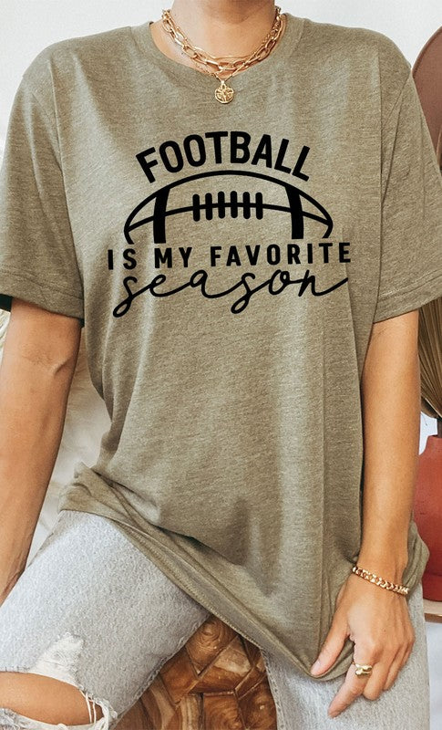 Football is my Favorite Season Graphic Tee T-Shirt