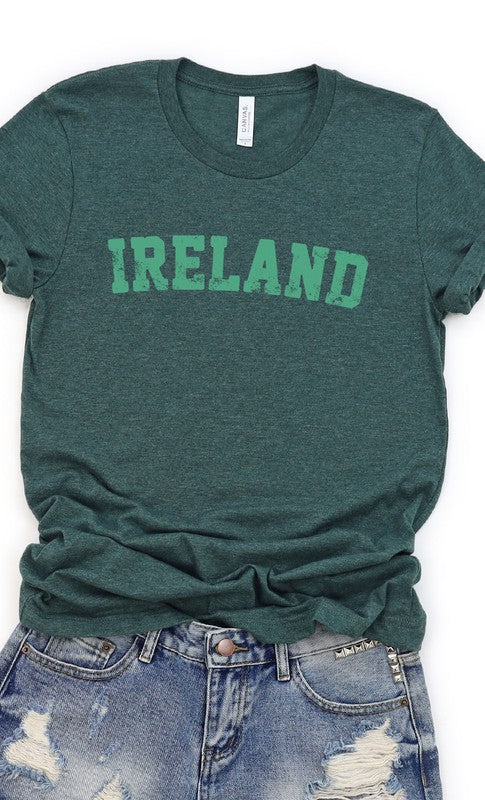 Retro Ireland Graphic Tee T-Shirt