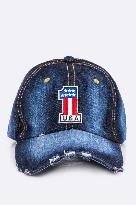 US No.1 Denim Cap