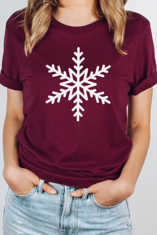 Winter Time Snowflake Chilly Snow Graphic Tee