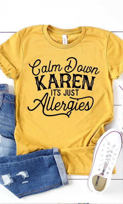 Calm Down Graphic Tee T-Shirt