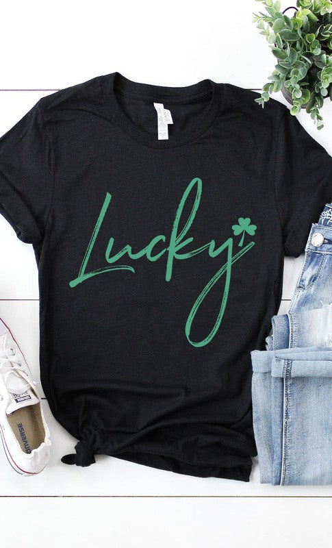 Retro Lucky Graphic Tee T-Shirt