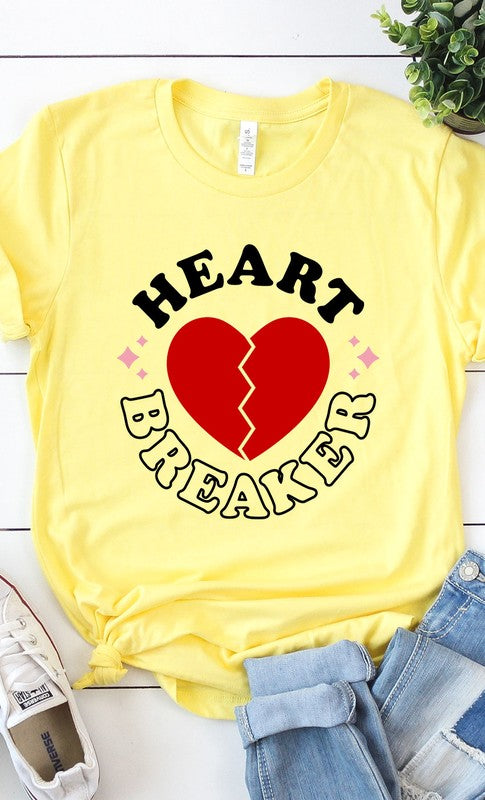 Retro Heart Breaker Graphic Tee