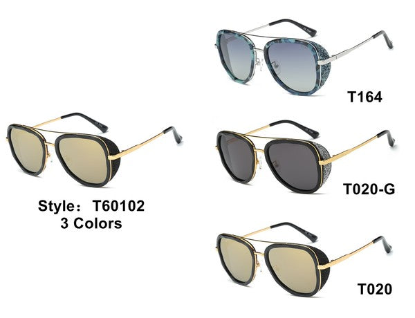 Round Polarized Fashion Sunglasses