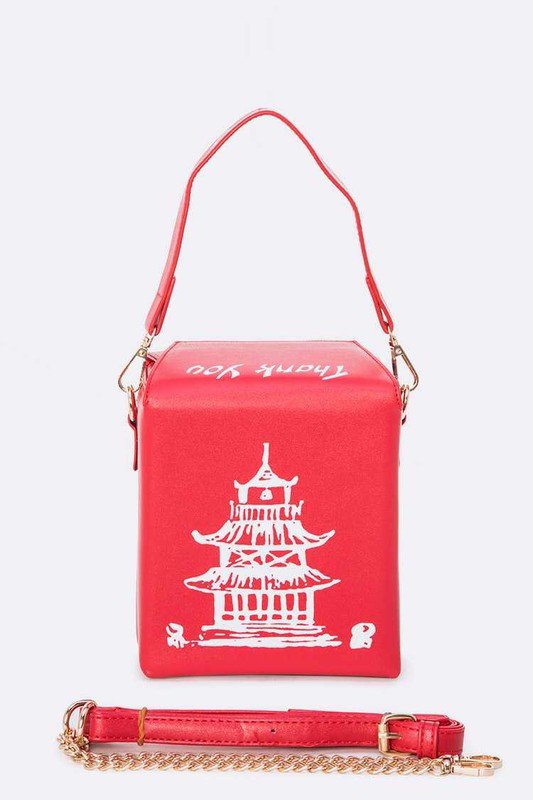 Chinese Take Out Box Fashion Clutch-