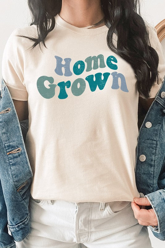 Home Grown Farmers Market Cowgirl Graphic Tee