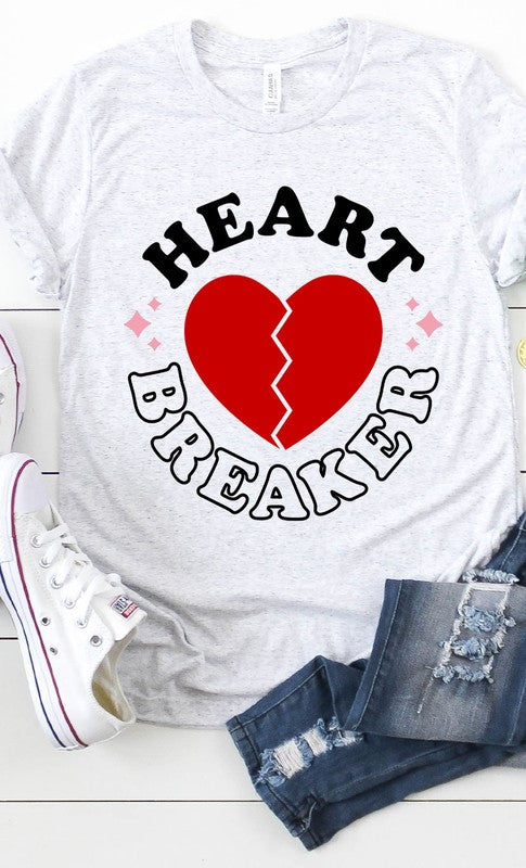 Retro Heart Breaker Graphic Tee