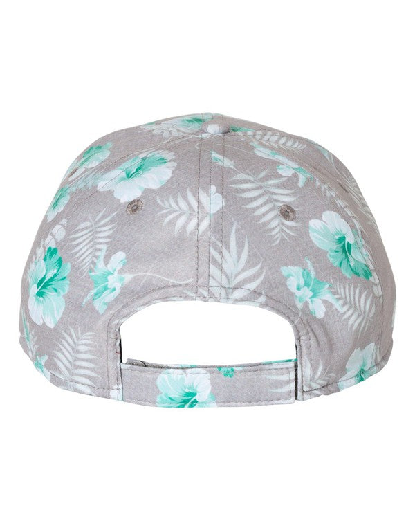 Lake Bum Tropical Print Cap