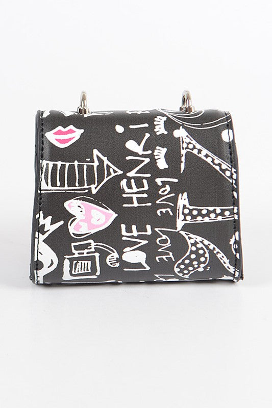 Petite Mini Graffiti Swing Bag