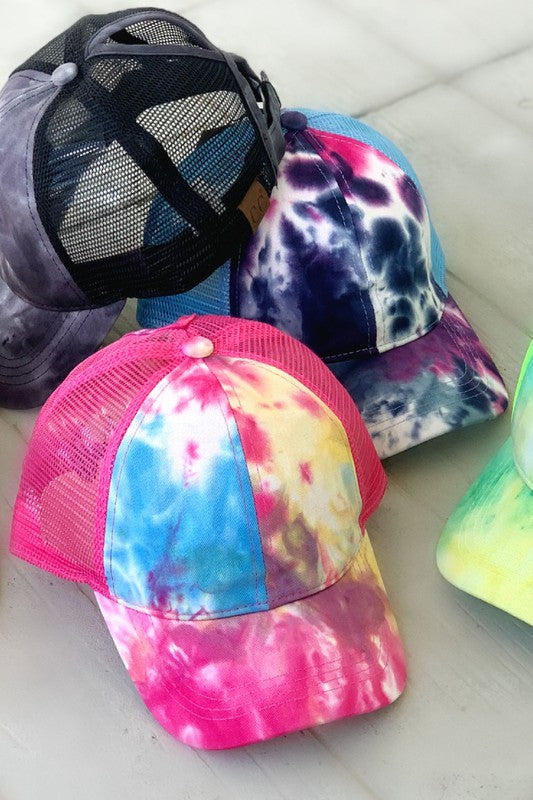 CC Tie-Dye Pony Cap