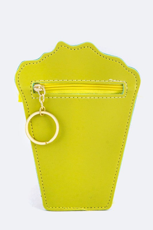 Popcorn Coin Purse Key Chain