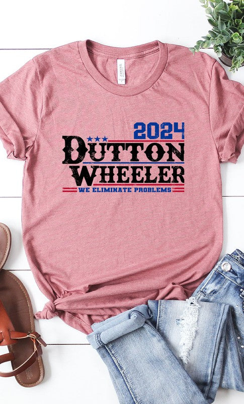 Dutton Wheeler For President Graphic Tee T-Shirt