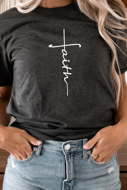 Faith Christian Easter Spring Season PLUS SIZE Tee T-Shirt