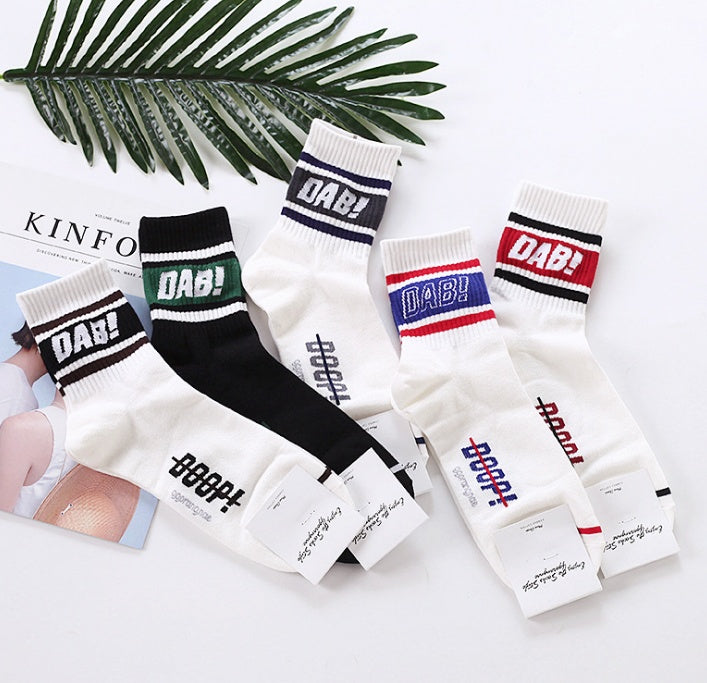 Long tube sports men's cotton socks