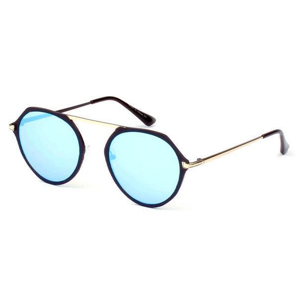 Classic Round Mirrored Fashion Sunglasses