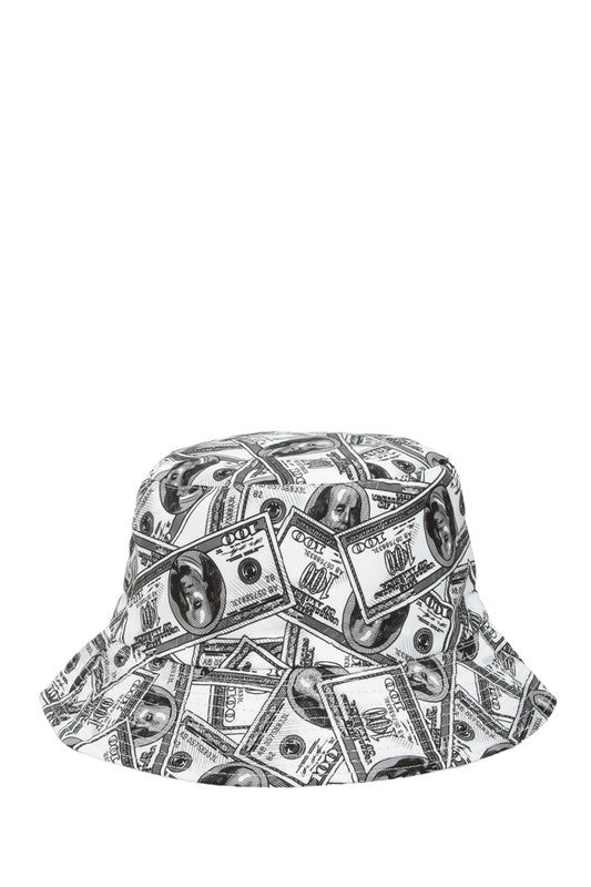 Reversible Dollar Print Bucket Hat