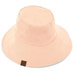 Solid Reversible Ponytail Bucket Hat