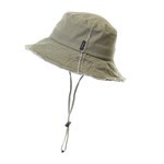 CC Frayed Washed Denim Bucket Hat