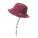 CC Frayed Washed Denim Bucket Hat