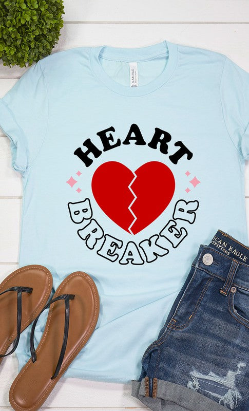 Retro Heart Breaker Graphic Tee