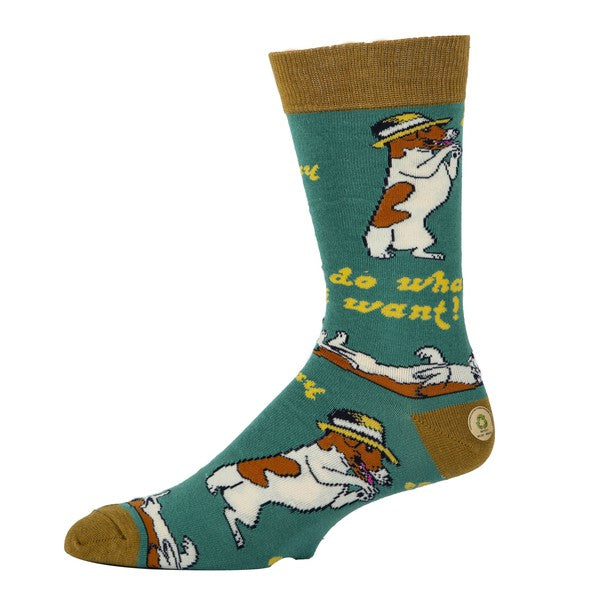 Do what I want - Men's Cotton Crew Funny Socks