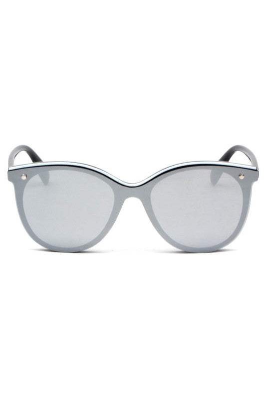 Classic Round Mirrored Fashion Sunglasses