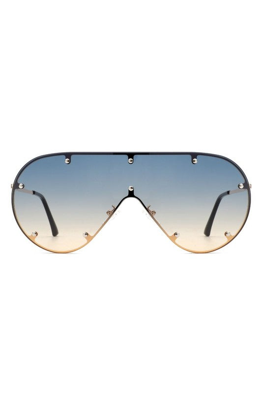 Retro Oversize Aviator Fashion Sunglasses