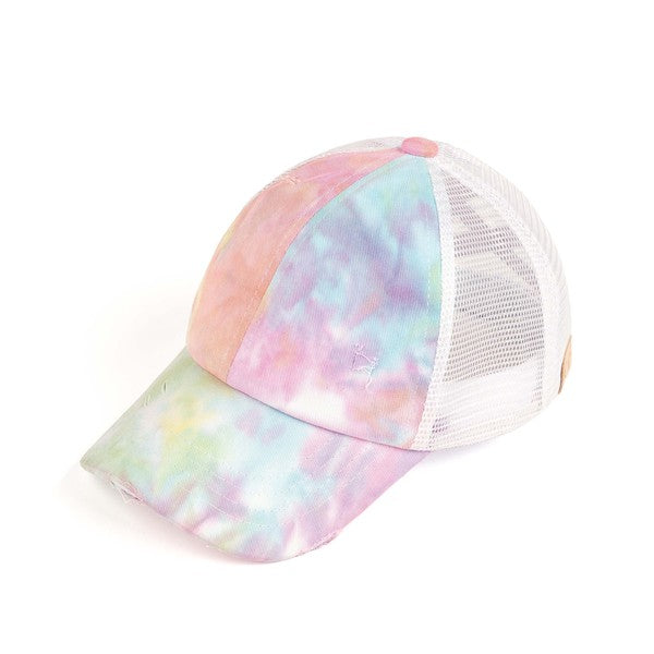 CC Kids Tie-Dye Criss-Cross Pony Cap