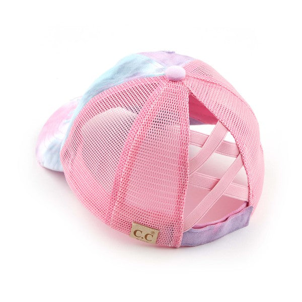 CC Kids Tie-Dye Criss-Cross Pony Cap