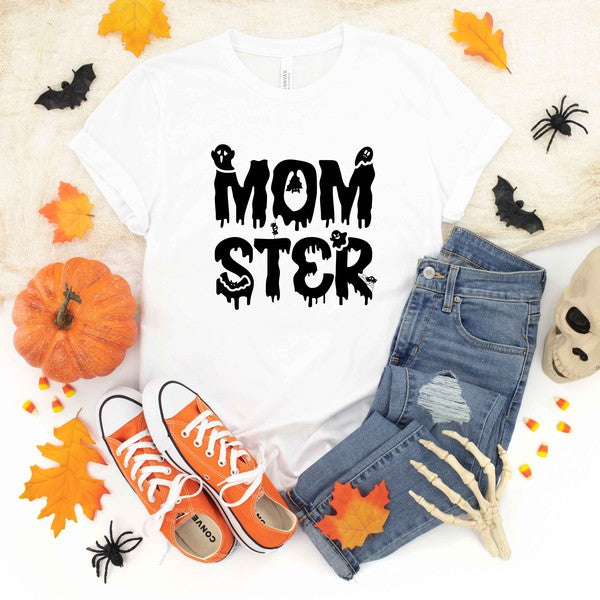 Momster Halloween Short Sleeve Graphic Tee