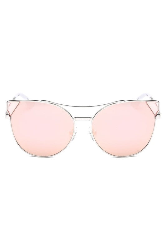 Women Round Cat Eye Fashion Sunglasses