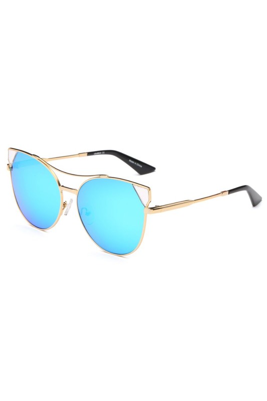 Women Round Cat Eye Fashion Sunglasses