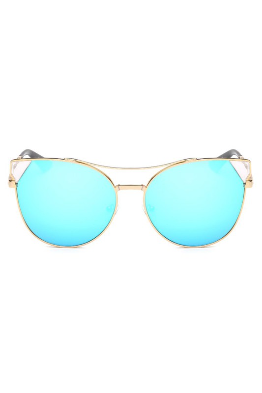 Women Round Cat Eye Fashion Sunglasses