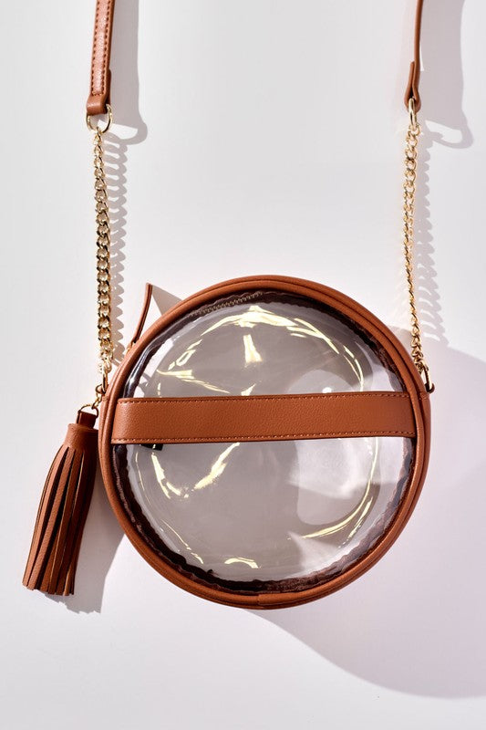 CIRCLE CLEAR CROSSBODY