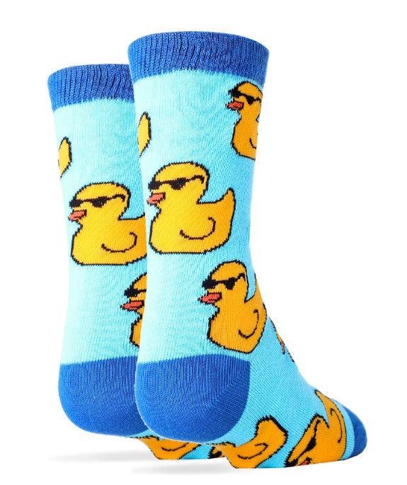 Duckies - Kid's Funny Crew Socks