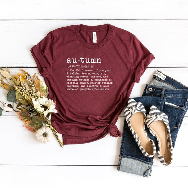 Autumn Definition Short Sleeve Graphic Tee