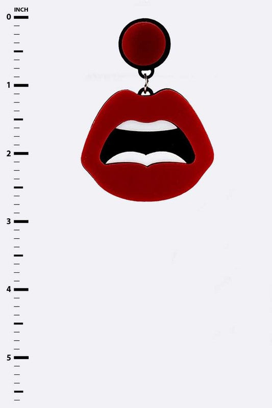 Iconic Mouth Acrylic Earrings